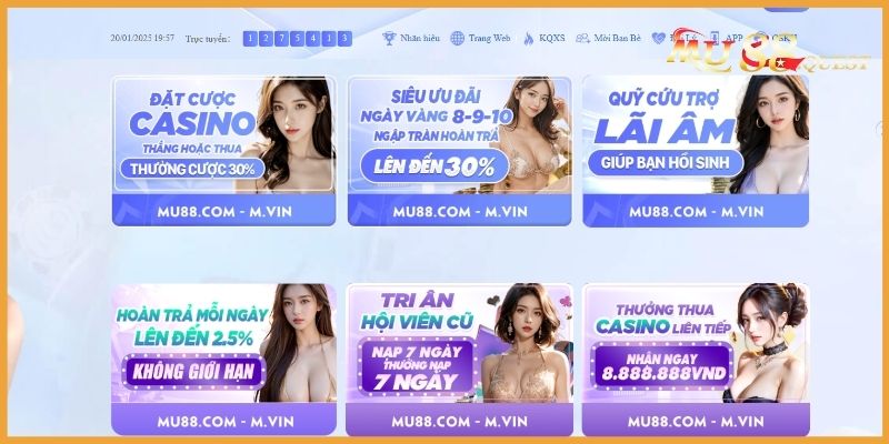 Phúc lợi cho thành viên VIP tại MU88